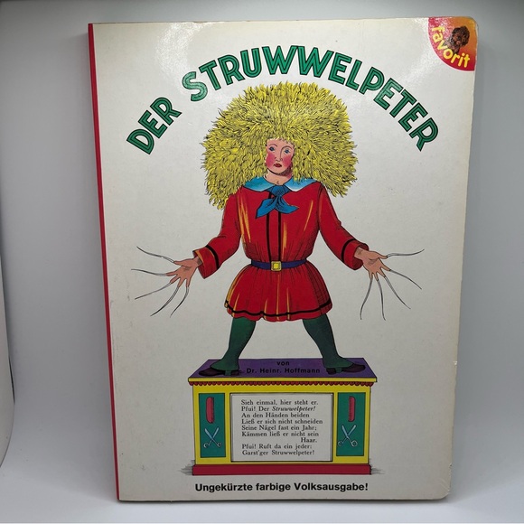 Der Struwwelpeter - HC German Illustrated Children's Stories Book - Picture 1 of 6